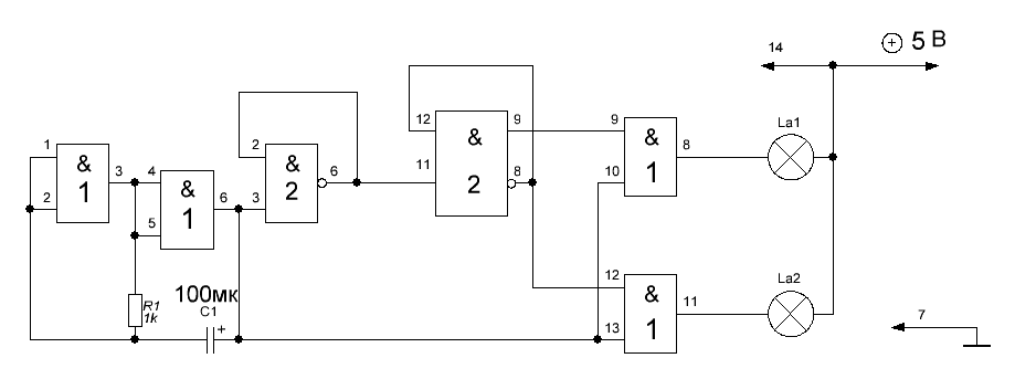 К155ла3 схема включения. Мигалка на к155ла3. Мигалка на 155ла3 схема. Микросхема к155тм2. Мигалка на к561ла7.