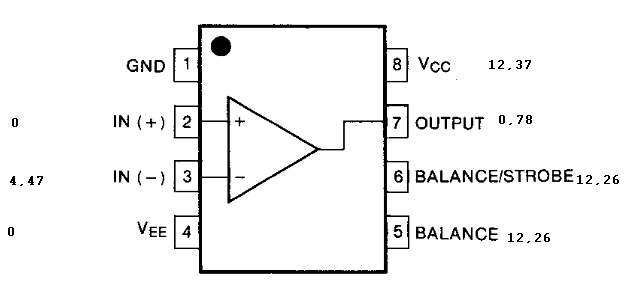 Lm311 схема подключения