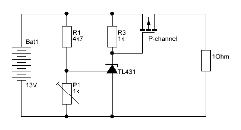 Схема защиты от перенапряжения на tl431