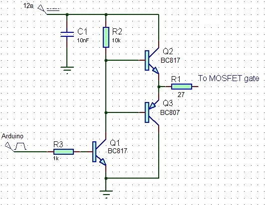 Драйвер для igbt транзистора схема