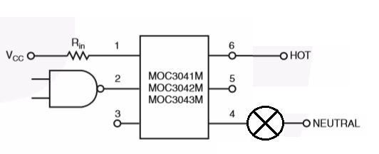 Мос3041 схема включения