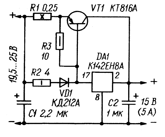 К142ен12 схема включения