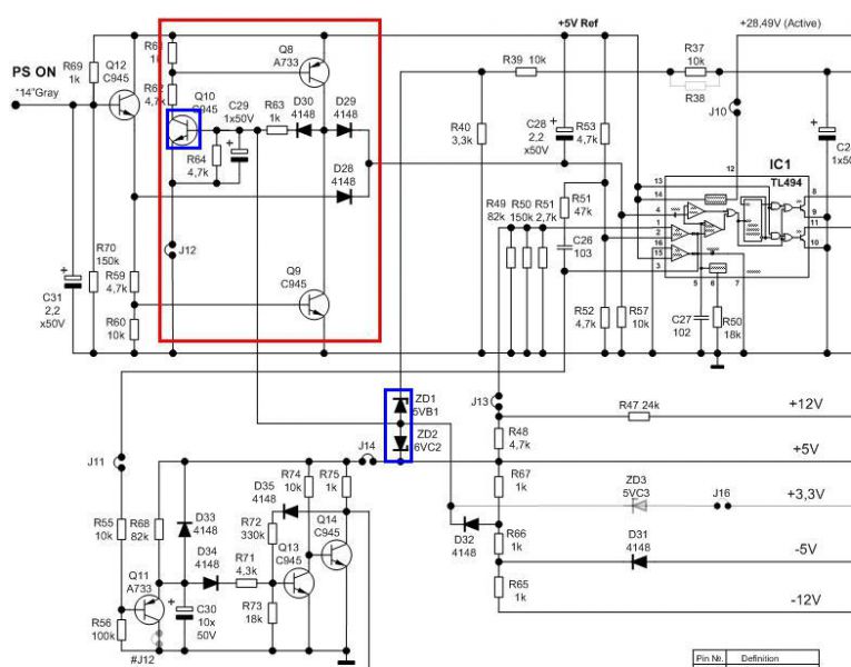 Rolsen atx 230 схема