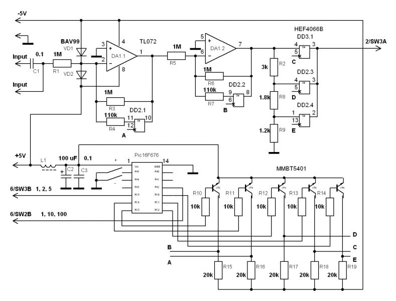 Hantek 6022 схема